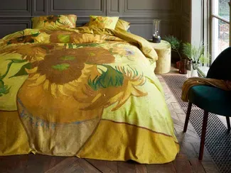 Beddinghouse x Van Gogh Museum Tournesol Dekbedovertrek - Geel image