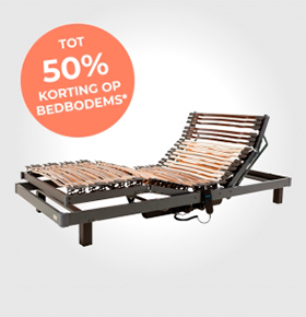 -50% op bedbodems*